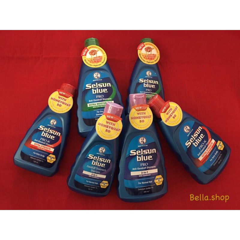Selsun blue  ขนาด 120/200 ml แชมพูเซลซัน บลู แชมพูกำจัดรังแค