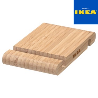 GO_IKEA {พร้อมส่ง+แท้💯%} BERGENES เบรเยียเนส ที่วางมือถือ/แท็บเล็ต, ไม้ไผ่ อิเกีย