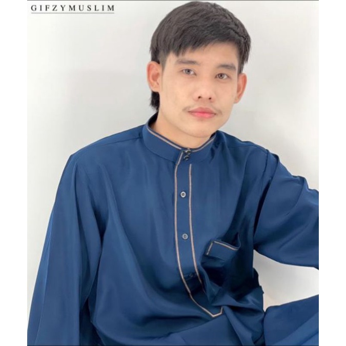 ชุดโต๊ปผู้ชายแขนยาวคอตั้ง