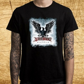 เสื้อยืดราคาถูกสุดๆเสื้อยืด ผ้าฝ้าย 100% พิมพ์ลายโลโก้ Alter Bridge สีดํา สําหรับผู้ชายขนาดเต็มS-5XL