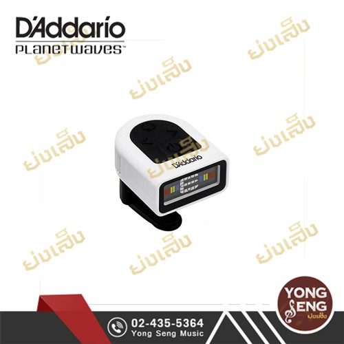 Planet Waves จูนเนอร์กีตาร์ Micro Soundhole Tuner รุ่น PW-CT-12W ตัวตั้งสายกีต้าร์ ไซส์เล็ก พกพาง่าย