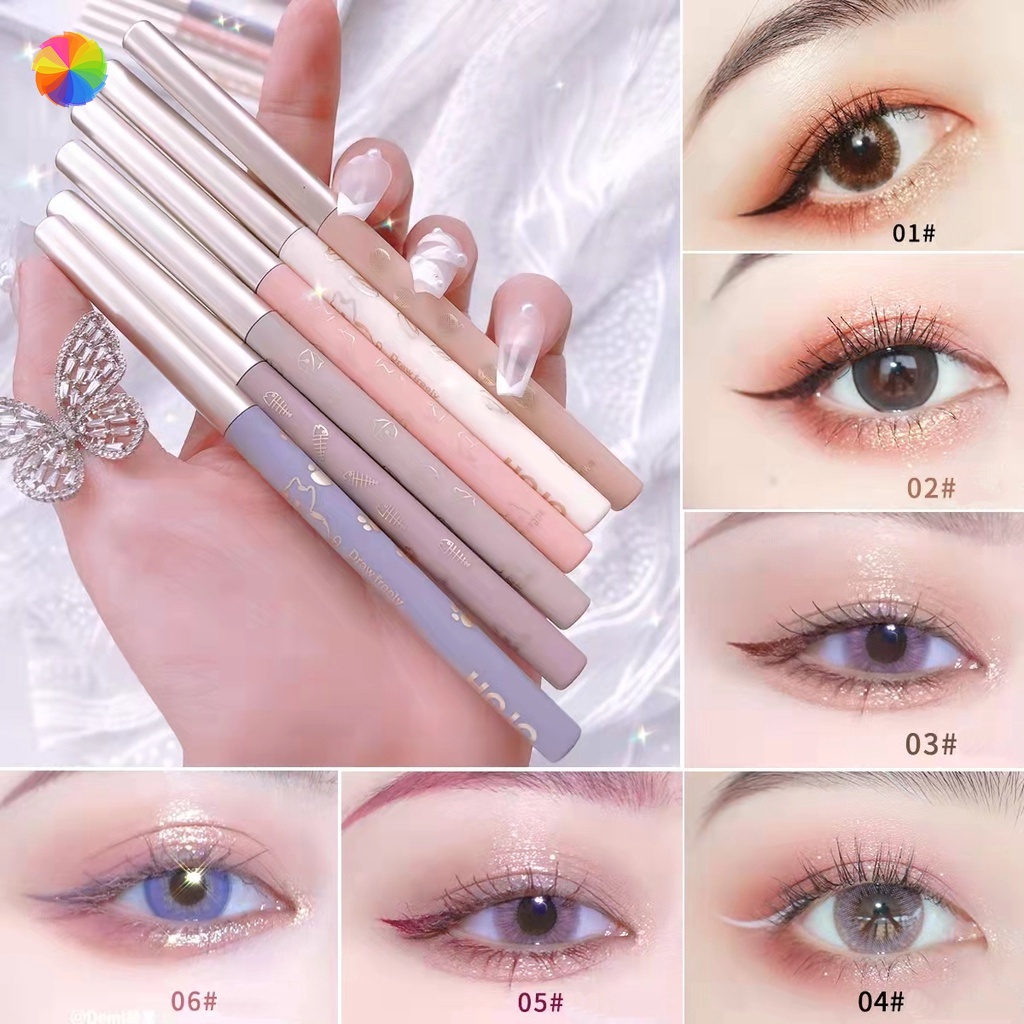 Hojo อายไลเนอร์ กันน้ํา แห้งเร็ว กันเหงื่อ ติดทนนาน YUE