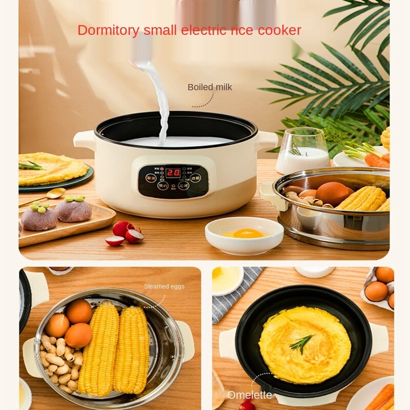 dormitory multi-functional stir-fry vegetables one non-stick with plug ...