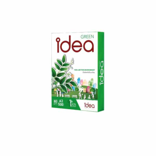 [ส่งฟรี!] Idea Green กระดาษถ่ายเอกสาร 80 แกรม A3 บรรจุ 1 รีม