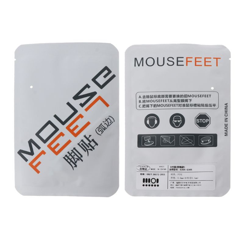 1 Set 0.6mm Curve Edge Mouse Feet Mouse Skates For logitech G304 G305 Mouse
