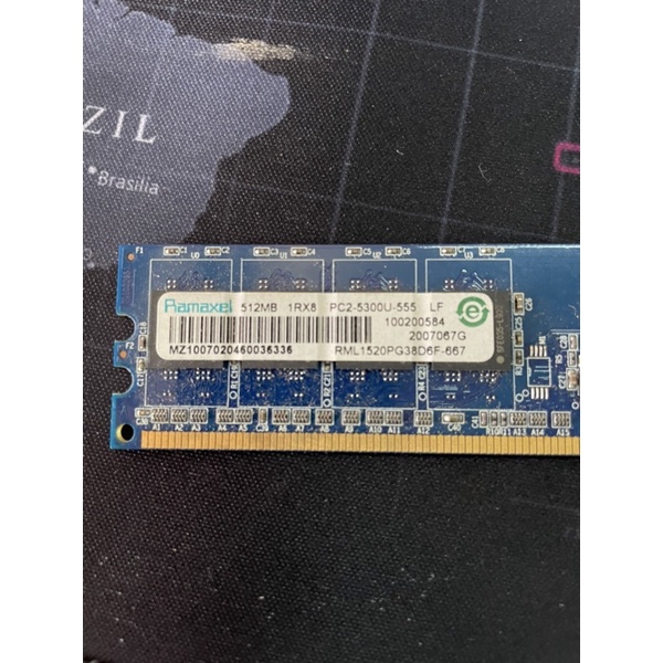[มือสอง] Ramaxel Ram DDR1 512MB Bus 667