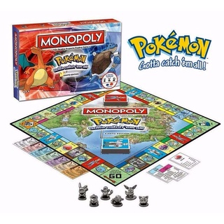 บอร์ดเกม Pokemon Kanto Monopoly Family Pikachu 04 สําหรับครอบครัว