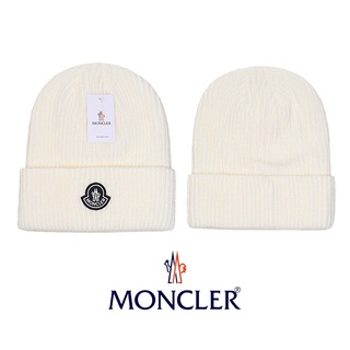 M.o.n.c.l.e.r Beanies Gorro หมวกถักนิตติ้ง ให้ความอบอุ่น แฟชั่นฤดูหนาว สําหรับทุกเพศ