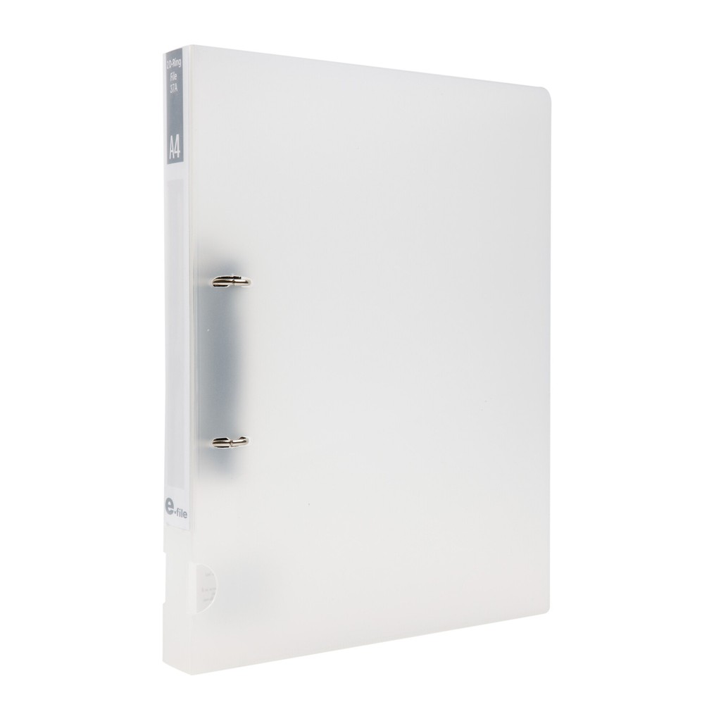 แฟ้ม 2 ห่วง A4 สัน 1.5 นิ้ว สีขาว e-file 37A/Lever Arch File A4 1.5-inch ridge white e-file 37A
