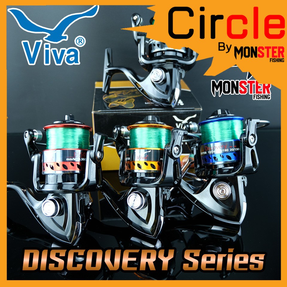 รอกสปินนิ่ง VIVA DISCOVERY DS5000 (RED/GOLD/BLACK/BLUE)