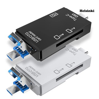 อะแดปเตอร์การ์ดรีดเดอร์ Hik + 3 In 1 Usb 2 . 0 Type - C Micro - Sd Tf