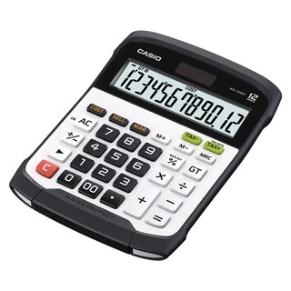 Casio Calculator เครื่องคิดเลข คาสิโอ รุ่น WD-320MT แบบกันน้ำ 12 หลัก สีขาว