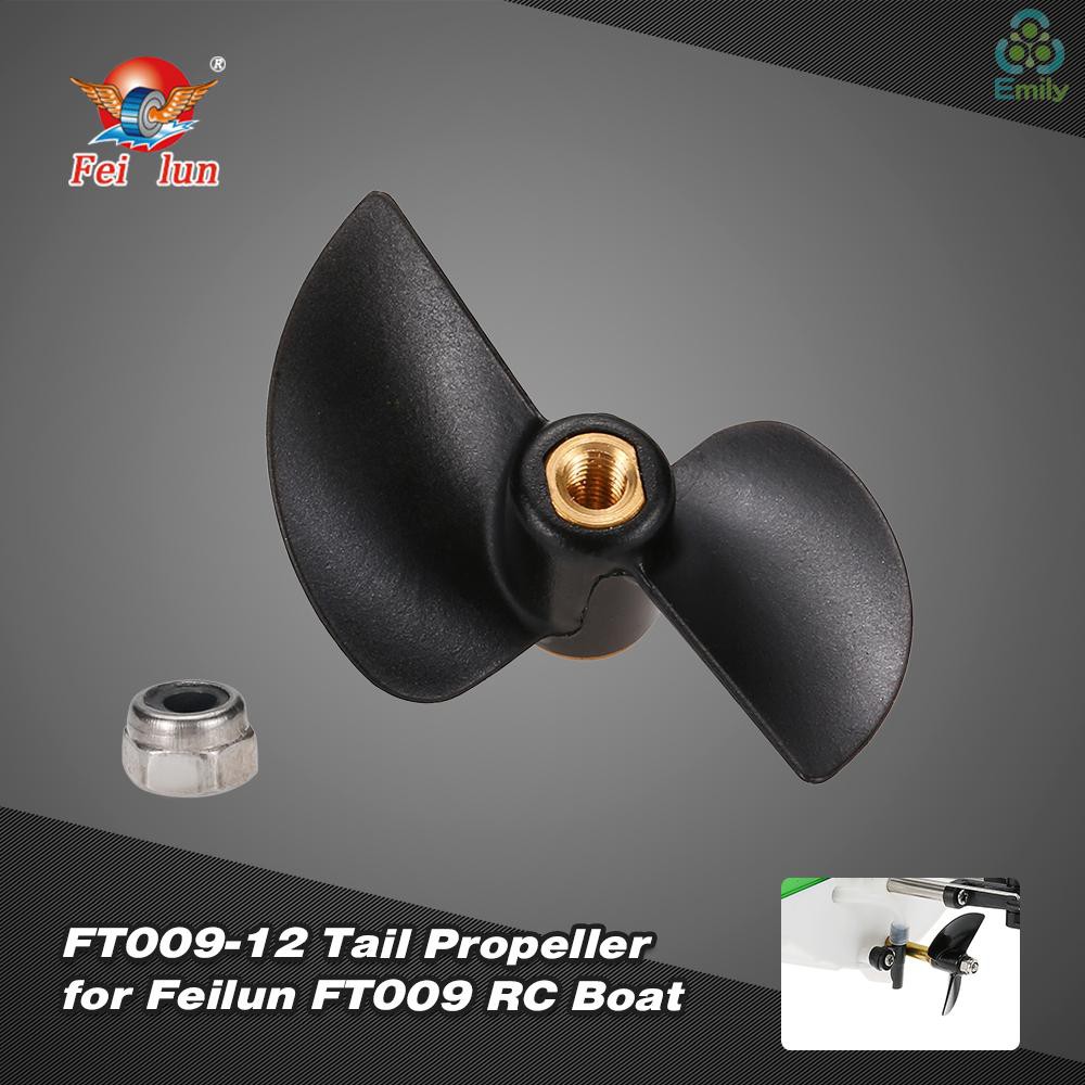 [รับคูปอง Feilun FT009-12 อะไหล่เรือใบพัดหางสําหรับ Feilun FT009 RC Boat