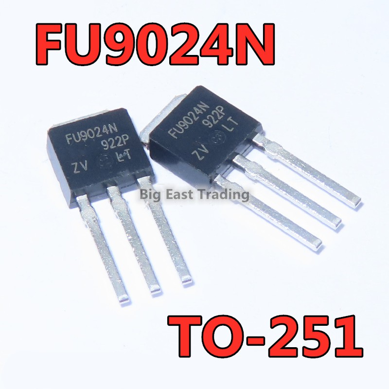 5 ชิ้น FU9024N TO-251 FU9024 IRFU9024N IRFU9024 IRFU024NPBF 55V 11A MOSFET ,รับประกันคุณภาพ