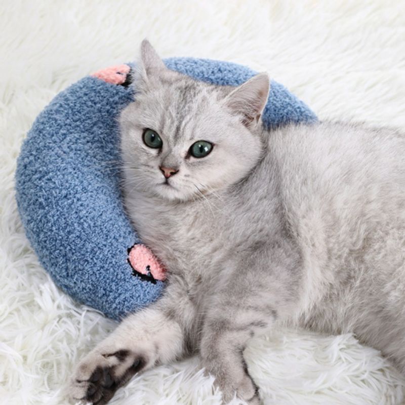 Cat U Pillow หมอนรูปตัวยู สำหรับสัตว์เลี้ยง แมว สุนัข Shopee Thailand