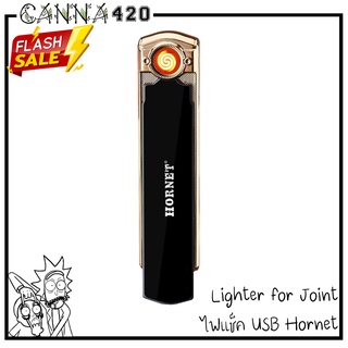 ไฟแชค Hornet จุดJoint แบบ USB ไฟแชคusb ชาทไฟ ไม่ต้องเติมก๊าซ Hornet clipper lighter slide bar