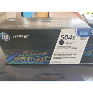 [ลด 80บ. โค้ด ENTH119]HP 504X CE250X Black ตลับหมึกโทนเนอร์ สีดำ ของแท้