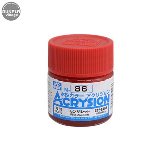 Mr.Hobby MR.ACRYSION COLOR N-86 RED MADDER 4973028034264 (สี)