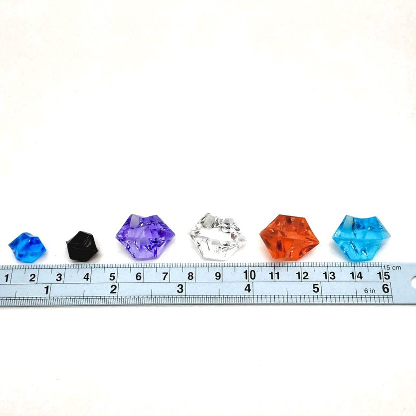 คริลตัสตกแต่งโหลปลากัด ตกแต่งตู้ปลา หินพลาสติกสีสันสวยงาม สินค้าพร้อมส่ง!!! - รูปที่ 3