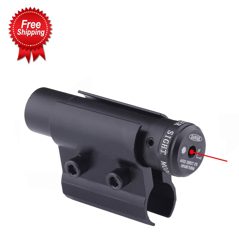 Red Dot Laser Sight Laser Pointer With Mount for Pistol Picatinny Rail