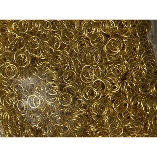 ห่วง ทอง เบอร์ 10 ขนาด 1 ซม. เป็น ทองชุบ 1 ห่อมี 100 วง งานแ…