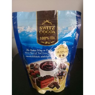 ผงโกโก้เข้มข้น 100% Switz Cocoa Powder 500 กรัม