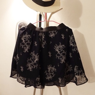 Vintage Navy Mini Skirt