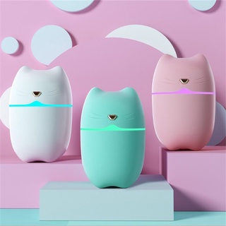 ใหม่ Cute Cat Mini USB Humidifier, เครื่องฉีดน้ำให้ความชุ่มชื้นในครัวเรือน, เครื่องเพิ่มความชื้นในรถยนต์