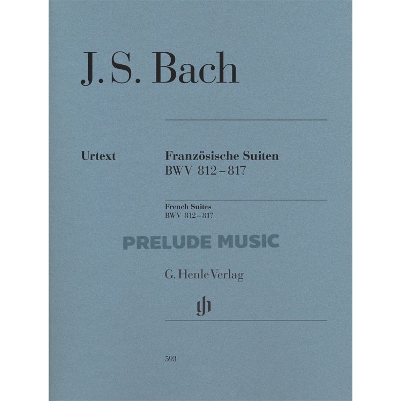 J.S.Bach French Suites BWV 812-817 (HN593)
