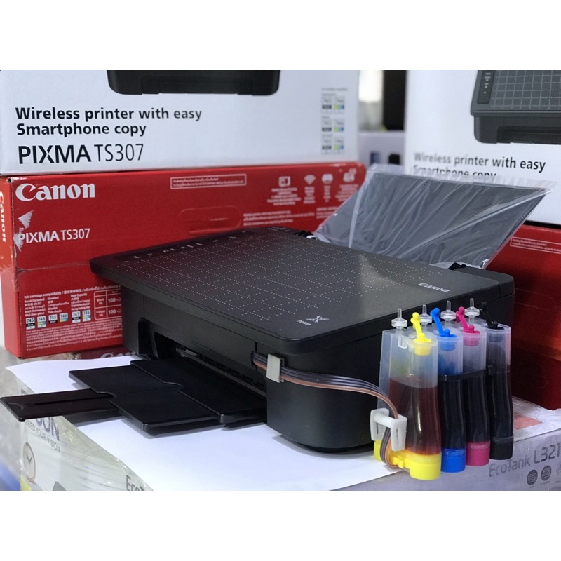 Canon Pixma TS307 InkTank WiFi DIRECT พิมพ์อย่างเดียวสั่งผ่านมือถือแบบ ...