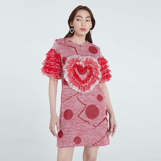 KAYASIS~❤️ | KYS075-E RED Heart Breaker DRESS🌹Sz.1เดรสรูปหัวใจสีแดง❤เดรสหวานๆวาเลนไทน์