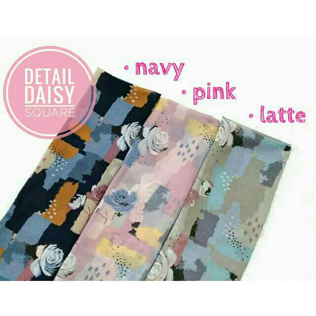 SQUARE HIJAB / FINE CHIFFON HIJAB / DAISY SQUARE