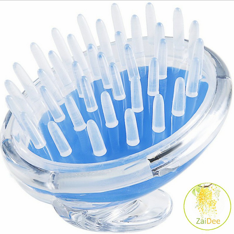 แปรงนวดซิลิโคน การนวดหนังศีรษะ แปรงสระผม สําหรับสระผม ขจัดรังแค Comb Washing hair