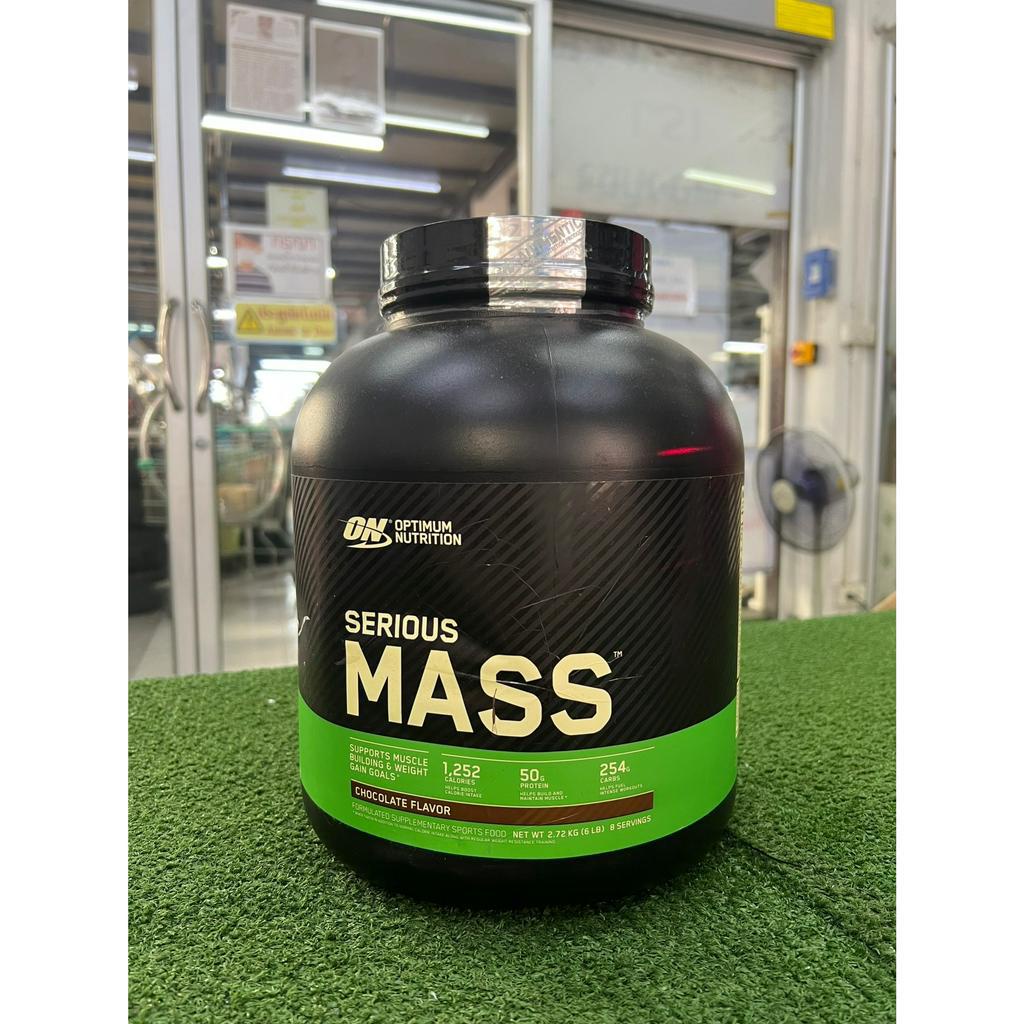 เวย์โปรตีน 0ptimum​ Nutrition​ serious​ mass​ 6lbs สูตรเพิ่มน้ำหนัก