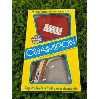 ไม้ปิงปอง CHAMPION แผ่นยางมีฟองน้ำรองรับ