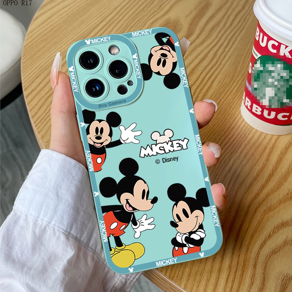 OPPO R17 Reno 2 2F 3 4 4F 10X Zoom Pro 4G เคสออปโป้ สำหรับ Case Mouse เคสโทรศัพท์ Angel Eyes