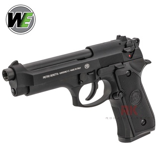 WE Beretta M92 Semi Version GBB - Black เซมิ บีบี กัน อัดแก๊ส ครบชุดพร้อมเล่น