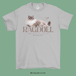 เสื้อยืดลาย RAGDOLL CAT  (แร็กดอลล์) Classic Cotton Unisex by 【Nothing Hills】