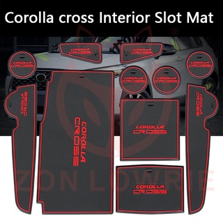 ช่องใส่ของด้านในรถยนต์ เนื้อแมตต์ สําหรับ Toyota Corolla Cross