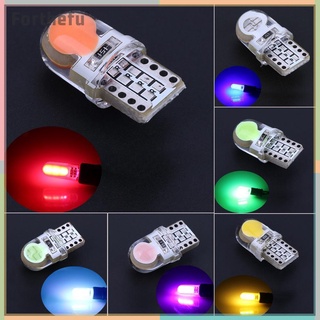 ❃❃12V T10 W5W หลอดไฟ LED โคมไฟซิลิโคน ไฟติดด้านข้างรถยนต์ 10 ชิ้น❃❃