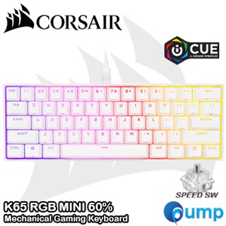 Corsair K65 RGB MINI 60% MX SPEED - White