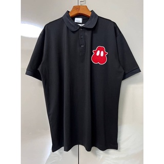 เสื้อโปโลแขนสั้น เบอเบอร์รี่ MONDTER GRAPHIC PIQUE POLO SHIRT