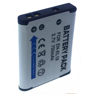 แบตเตอรี่กล้อง รหัสแบต EN-EL19  ENEL19 Replacement Battery for Nikon CoolPix S100,S2500,S2700,S3300,S3500,S4100,S4300,.