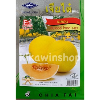 เมล็ดพันธ์ุ เมล่อน ธันเดอร์โกลด์ 1497 เนื้อสีส้ม
