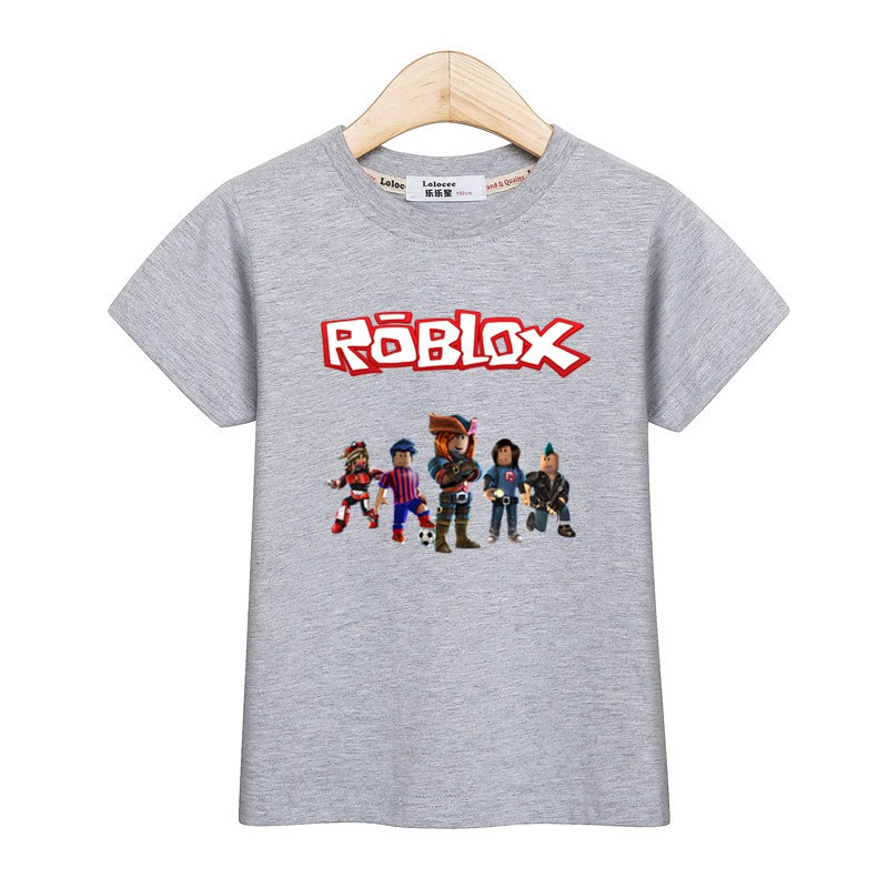 Kid T Shirt Roblox เสอยดแขนสนสำหรบเดกชายพมพเสอสำหรบเดกเสอผาฝาย Boy Shirt - roblox t shirt na