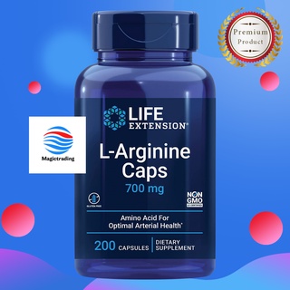 Life Extension L-Arginine Caps 700 mg (plus Vitamin C ) / 200 Capsules