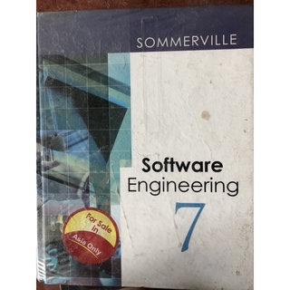 Software Engineering  seventh Edition  Pearson Addison wesley มือสอง