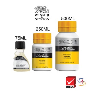 Winsor&amp;Newton สื่อผสมสี อะคริลิค แมทวานิช แบบด้าน