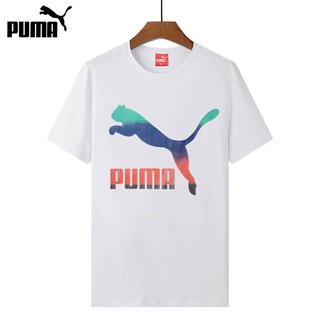 เสื้อยืด PUMA NewㆍPuma แฟชั่นน้ำหนักเบากีฬาลำลองเสื้อยืดแขนสั้นเสื้อยืด