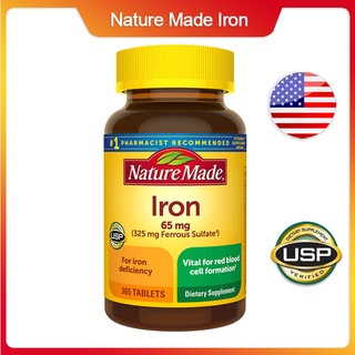 (Exp.04/2024)Nature Made Iron 65 mg 365 Tablets